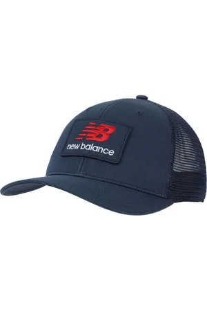 New Balance Stacked Patch Logo Trucker 100% Cotton HatJeden
