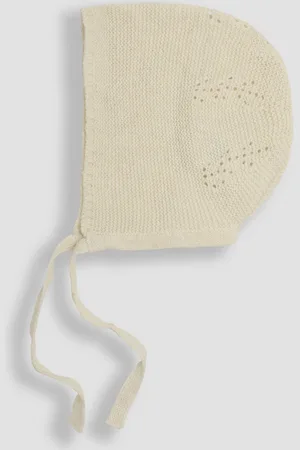JoJo Maman Bébé Knitted Baby Bonnet6