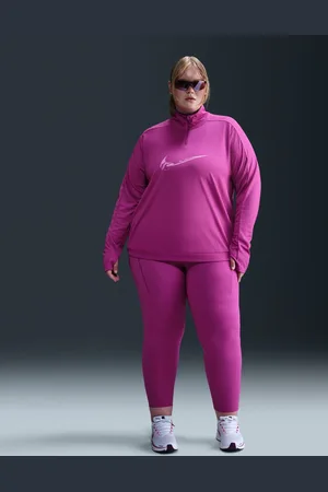 Nike Curve Swoosh Half Zip Long Sleeve Running Top1XL