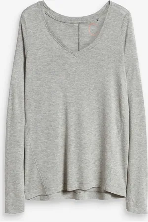 Next Print Slouch V-Neck Long Sleeve T-Shirt40