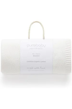 Purebaby Textured Knit 100% Cotton BlanketJeden