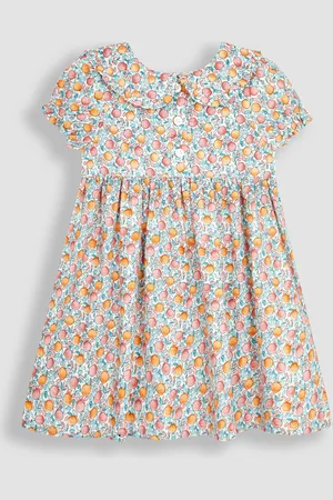 JoJo Maman Bébé Button Front Collar Tea Dress5