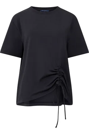French Connection Cotton Rallie Ruched T-ShirtM