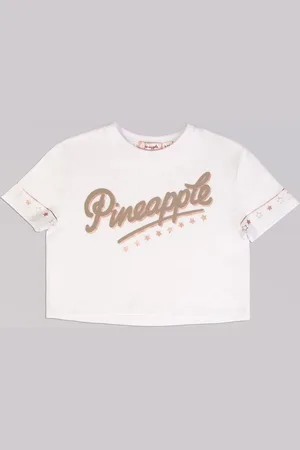 Pineapple Logo Girls Dance Crop T-Shirt5