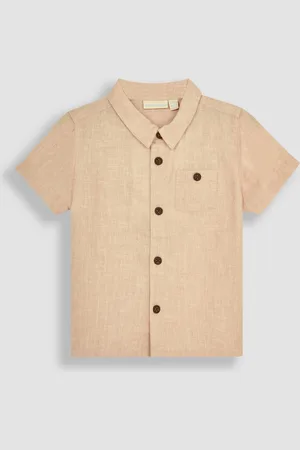 JoJo Maman Bébé Cotton Linen Summer Short Sleeve Shirt6