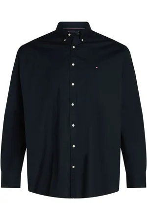 Tommy Hilfiger Regular Fit Plus Flex Poplin 100% Cotton ShirtXXXXL