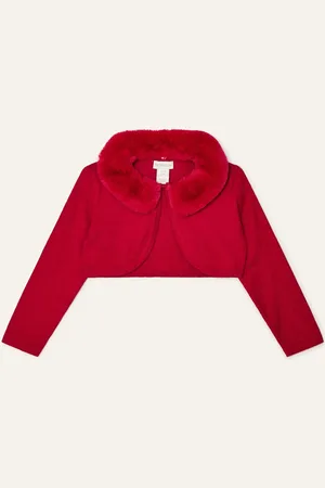 Monsoon Baby Fluffy Collar Super-Soft Cardigan12