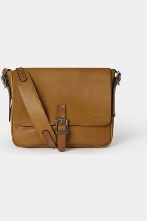 Osprey Medium The Lorenzo Leather Messenger Brown Bagonesize