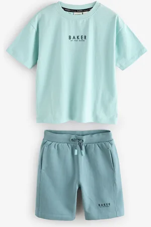 Ted Baker Oversized 100% Cotton T-Shirt And Shorts Set152158 cm