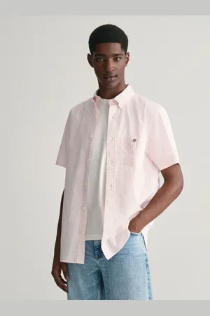 GANT Koszula popelinowa o regularnym kroju, ze wzorem w kratkę gingham i krótkim rękawem, w 100% z bawełnyXL