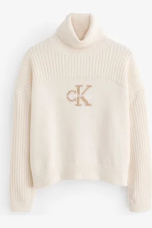 Calvin Klein Monologo Roll Neck Jumper14 lat (164 cm)