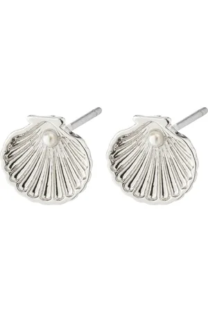 Pilgrim Opal Seashell Earrings With a Little BeadJeden