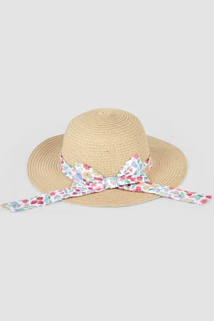 JoJo Maman Bébé Floral Straw Hat6