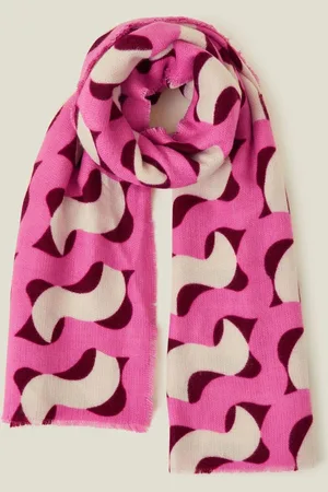 Accessorize Retro Print Winter Blanket ScarfJeden