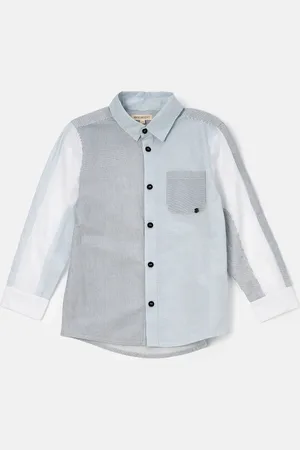Angel & Rocket Chase Panelled 100% Cotton Shirt12 lat (152 cm)