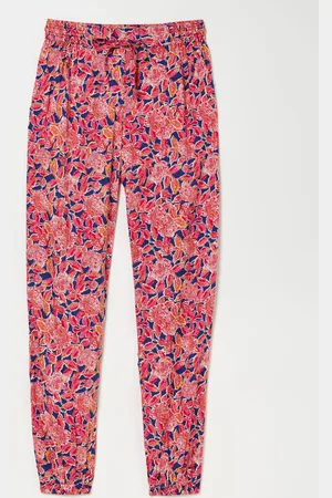 Fat Face FatFace Batik Floral Printed Cuffed Joggers46 L