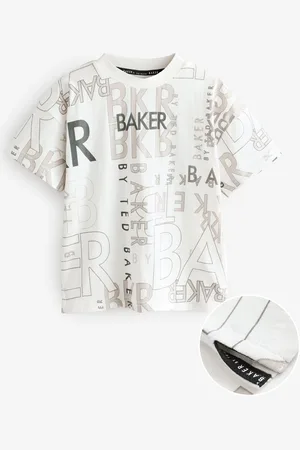 Ted Baker Grey Graphic 100% Cotton T-Shirt134140 cm