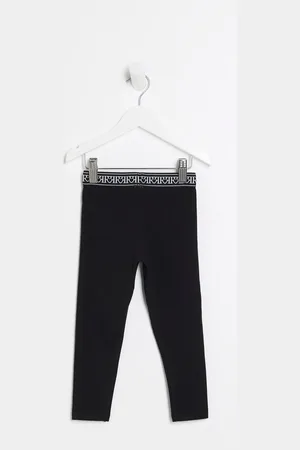 River Island Legginsy dziewczęce z pasem w serduszka, w 100% z bawełny9298 cm