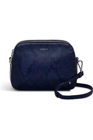 Radley London Blue Dukes Place Faux Snake Ziptop Cross-Body BagJeden
