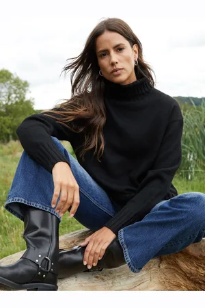 Threadbare Oversized Roll Neck Knitted Jumper40