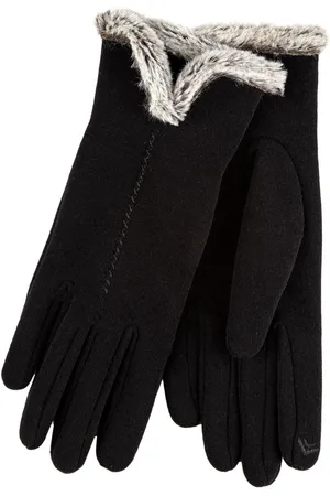 Totes Isotoner Thermal Smartouch Gloves with Tipped Faux Fur CuffJeden