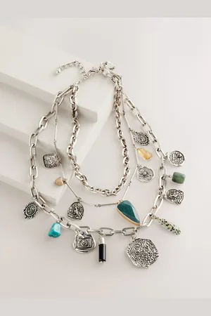 Next Multi Layer Charm Necklace Made With Recycled Iron and ZincJeden