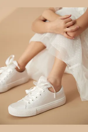 Next Bridesmaid Occasion Tulle Lace-Up TrainersEU 33 (UK 1)
