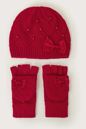 Monsoon Beanie Hat And Gloves Set3