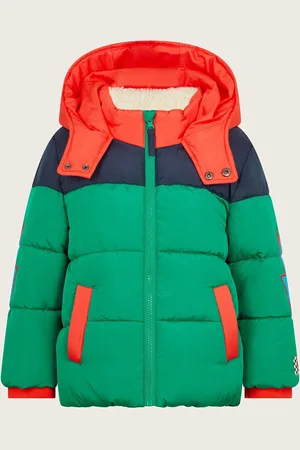 Monsoon Colourblock Hooded Puffer Jacket5