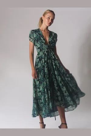Religion Delight Wrap Dress With Full Skirt36