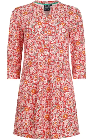 Weird Fish Ava Printed Slub 100% Organic Cotton Tunic38