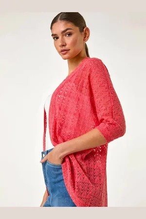 Roman Crochet Tunic Cardigan44