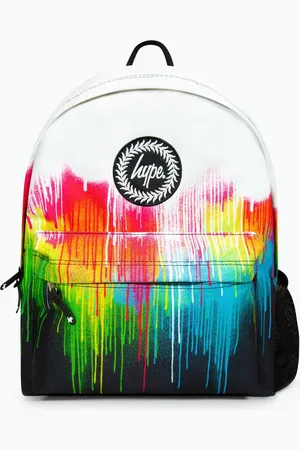 Hype . Kids Multi Drips Black BackpackJeden