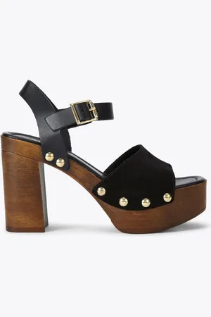 Carvela Comfort Festa Block Black Sandalseu355