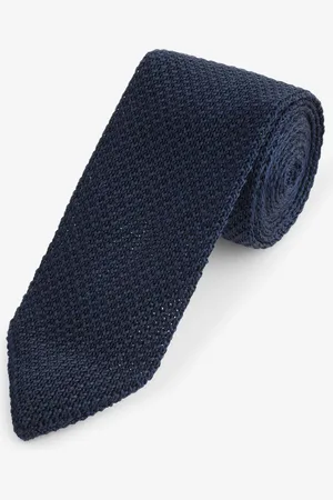 Next Knitted Silk Tie With PointJeden