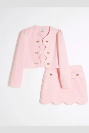 River Island Girls Scallop Jacket and Skirt Set110116 cm