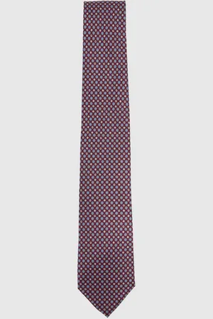 Reiss Mondello Silk Floral Print TieJeden