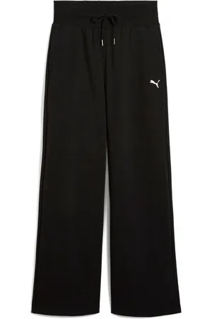 PUMA Womens Wardrobe Essentials Relaxed Wide Leg SweatpantsM