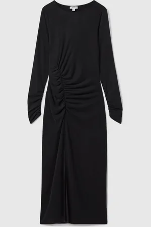 Reiss Lana Ruched Jersey Midi DressXS