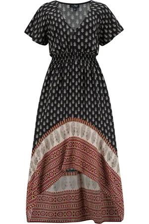 Pour Moi Border Print High Low Midaxi Beach Dress36