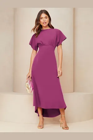 Lipsy London Sukienka midi z rozkloszowanymi rękawami i odcięciem pod biustemEU 36 (UK 8)