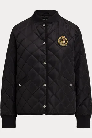 Ralph Lauren Quilted Bomber Crest Logo CoatM