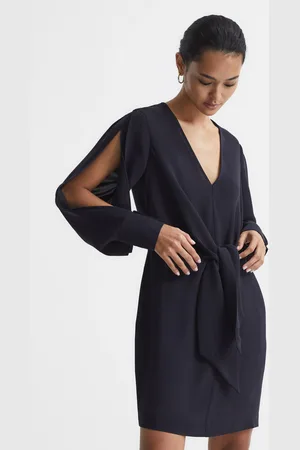 Reiss Diana Tie-Front Dress34