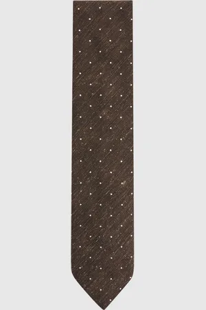 Reiss Lorenzo Silk Blend Textured Polka Dot Tieonesize