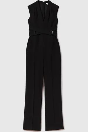 Reiss Riyo Fitted Belt Strap Jumpsuit32