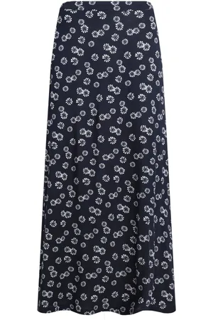 Weird Fish Medivet Printed Jersey Maxi Skirt38
