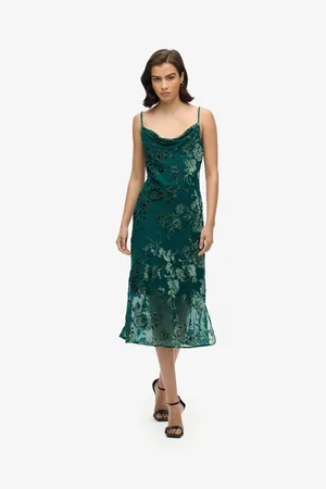 Superdry Devore Cowl Neck Midi Slip Dress42