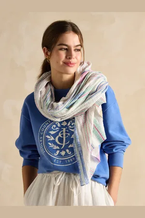 Joules Orla Lightweight Cotton ScarfJeden
