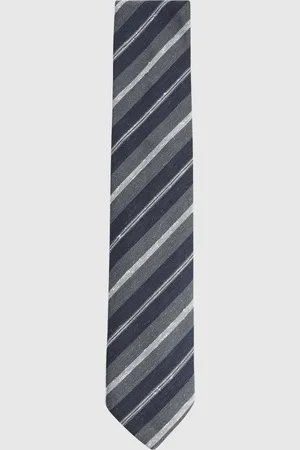 Reiss Lagoon Silk Textured Stripe Tieonesize