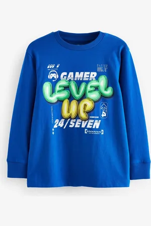 Next Long Sleeve Graphic 100% Cotton T-Shirt (3-16yrs)7 lat (122 cm)